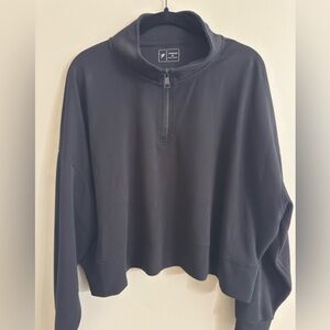 Primark Black XL athletic wear cropped sweatshirt